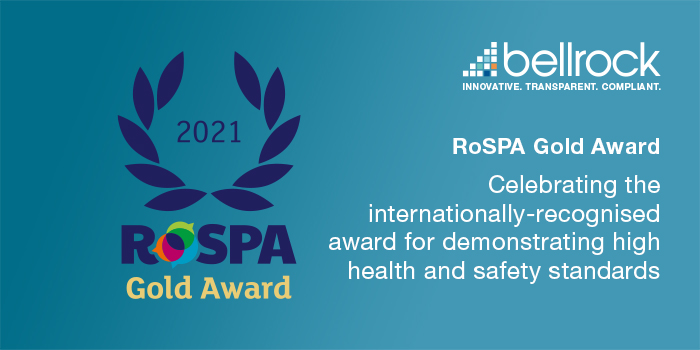 Bellrock RoSPA Gold Award for Health and Safety